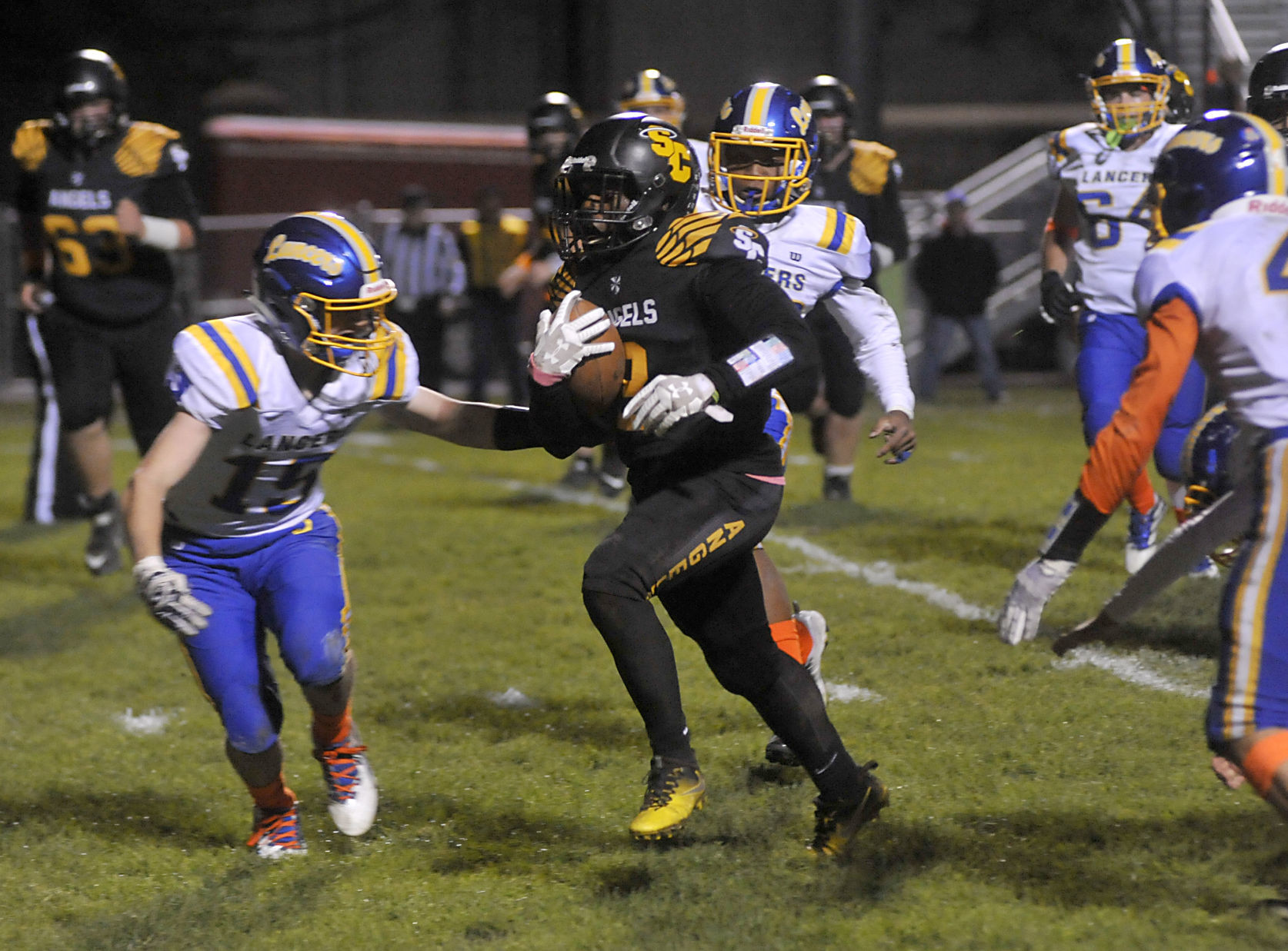 St. Catherine's 41, St. Joseph 7